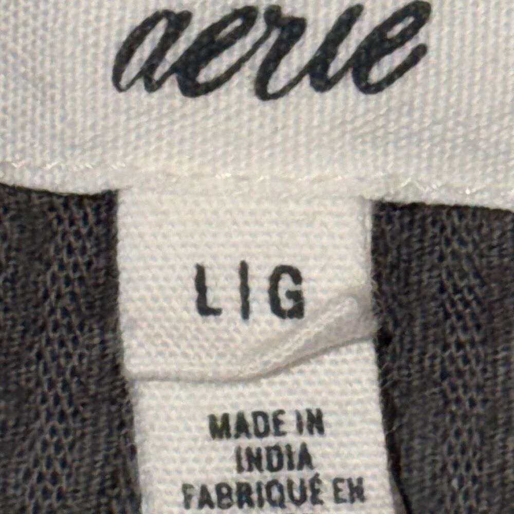 Aerie Corduroy Micro Mini Skirt Size Large Gray - Picture 2 of 3
